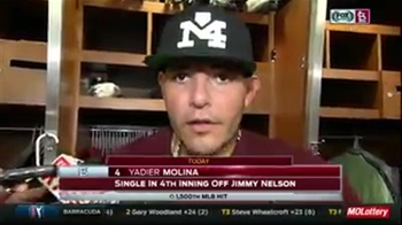 Yadier Molina: 'I feel so blessed to be a Cardinal'