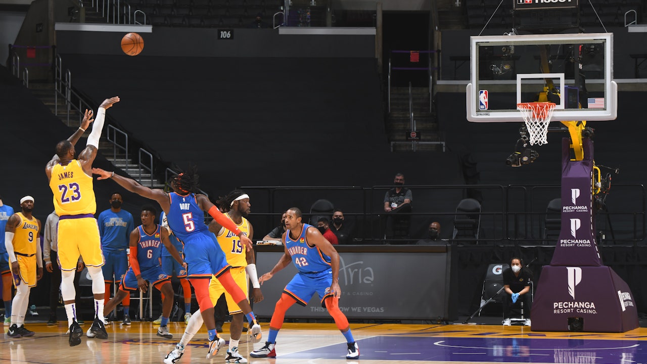 Chris Broussard: LeBron James is 'superhuman'; No concern for him after Lakers 3rd OT win | FIRST THINGS FIRST