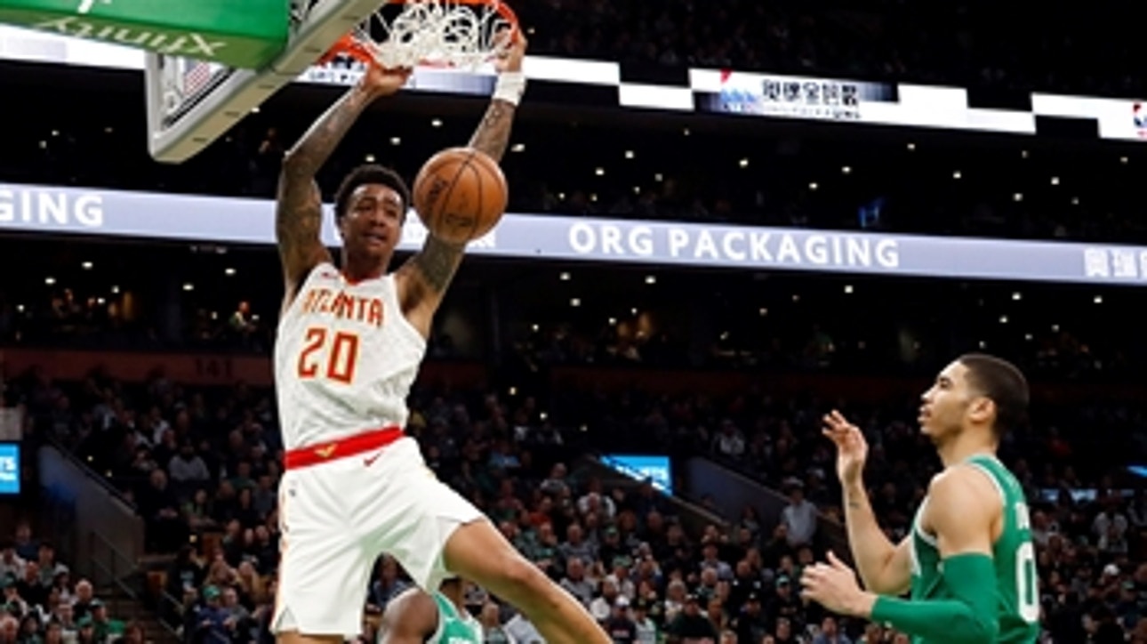 HIGHLIGHTS: John Collins racks up another double-double as Hawks fall to Celtics