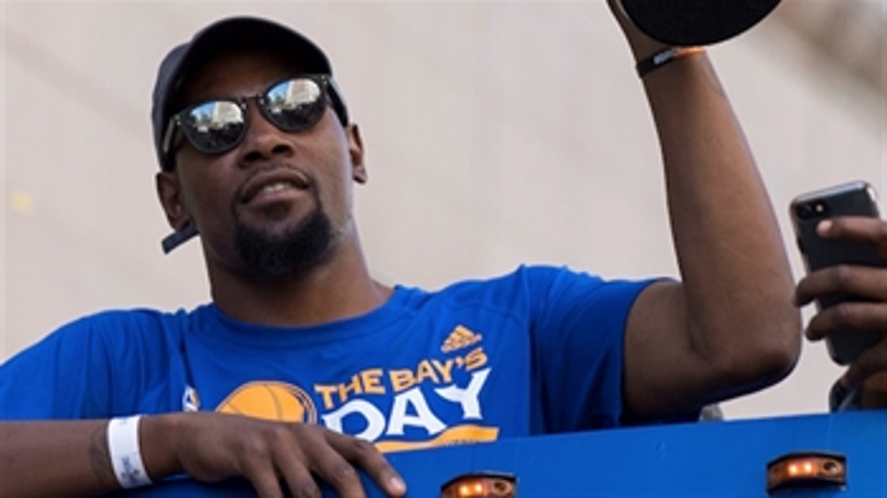 Kevin Durant takes a jab at Nike's rival shoe company