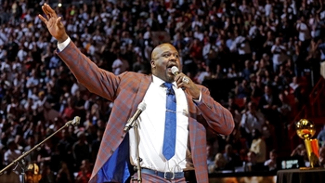 Shaquille O'Neal's jersey retired by Miami Heat