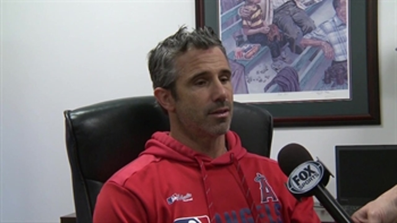 Brad Ausmus discusses Angels VS Rangers