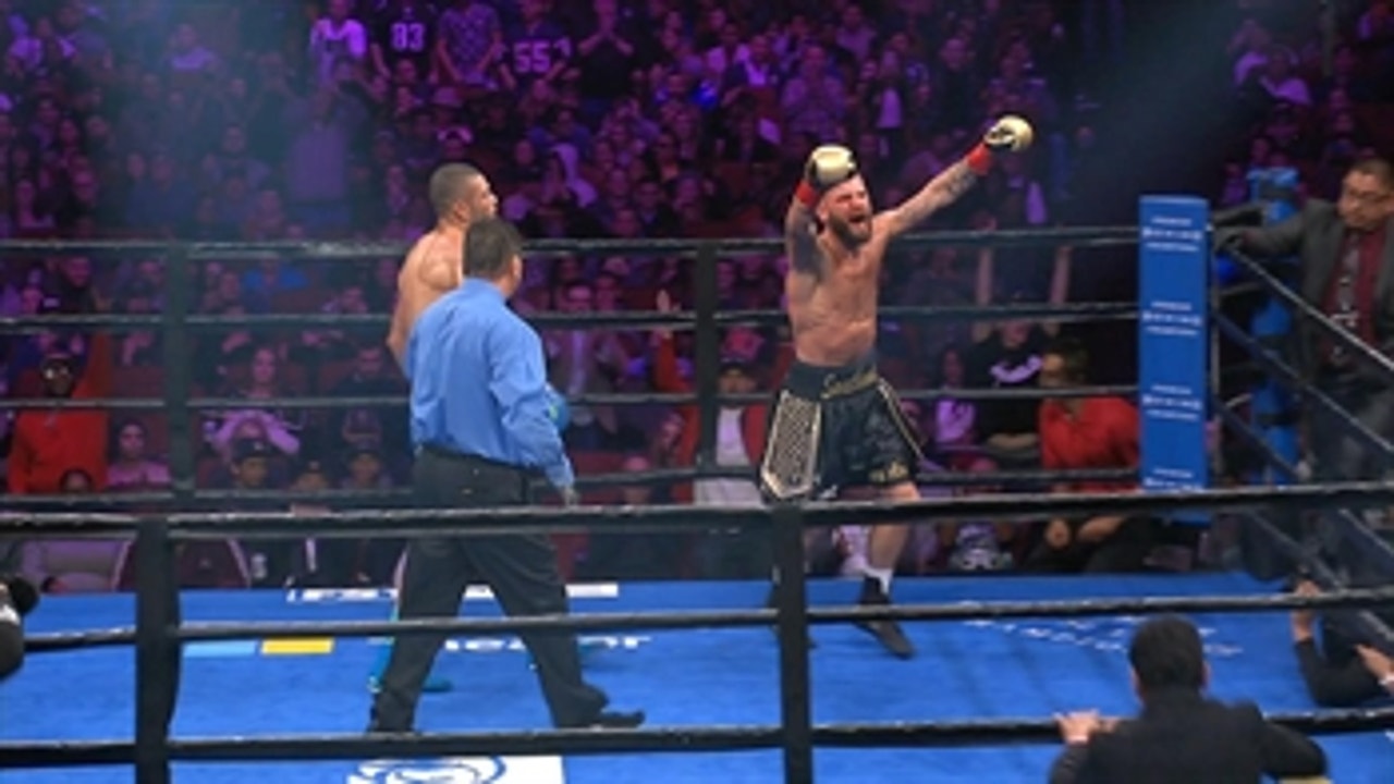 Caleb Plant emotional after winning the world title he promised his late daughter