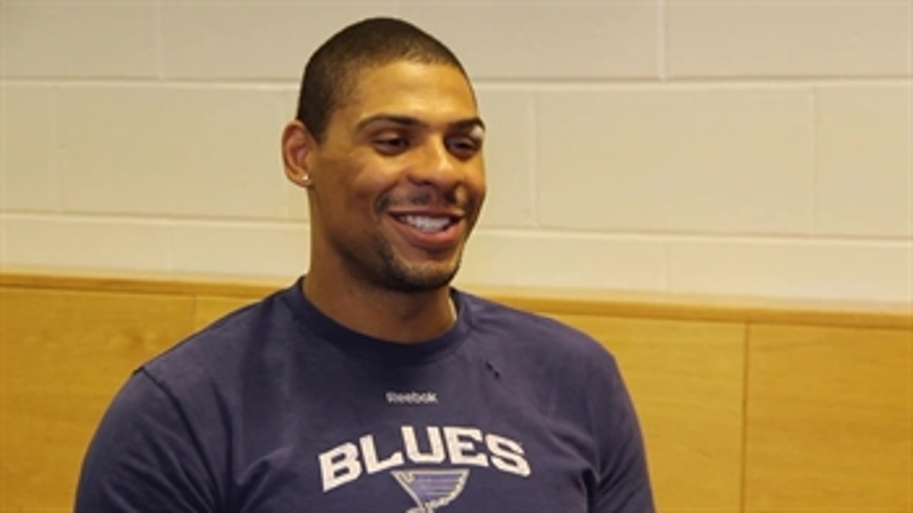 Blues forward Ryan Reaves interview