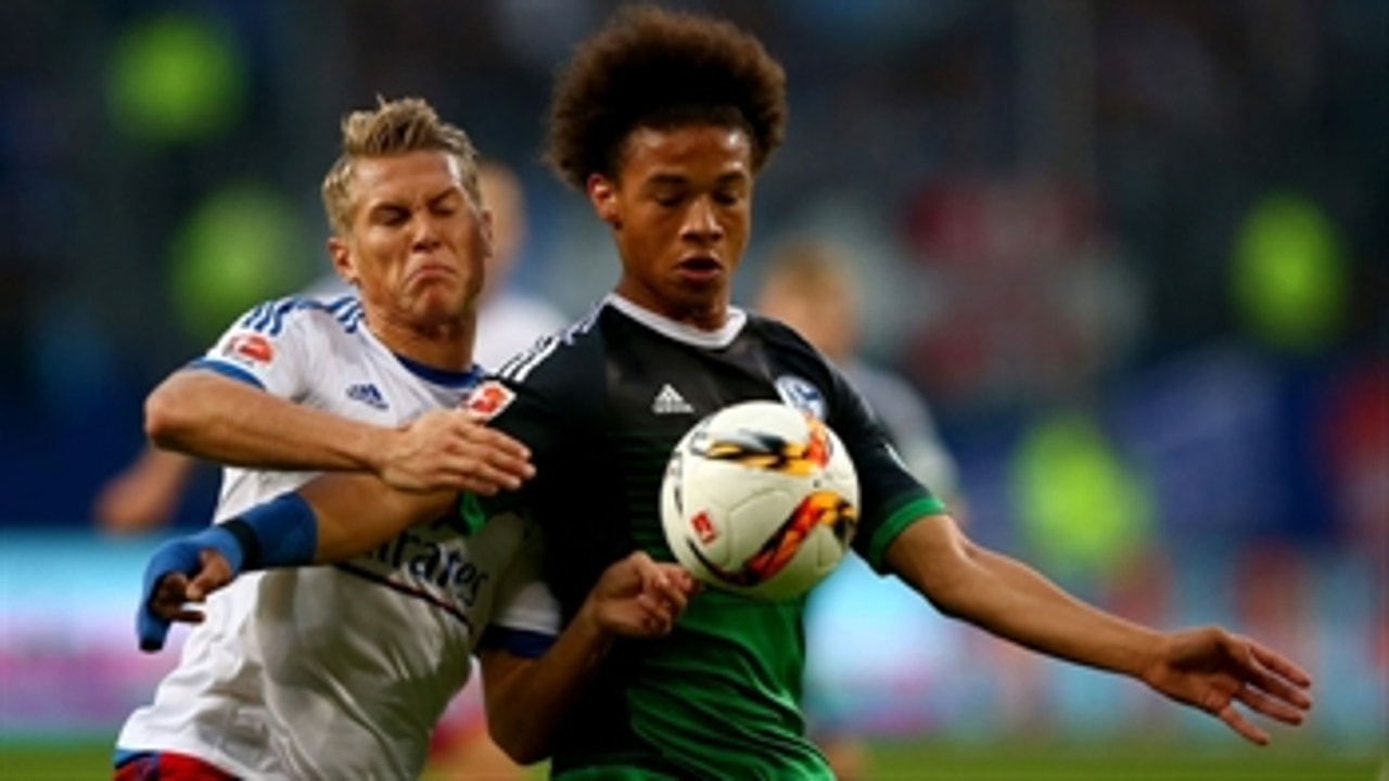 Sane strikes for Schalke to make it 1-0 - 2015-16 Bundesliga Highlights