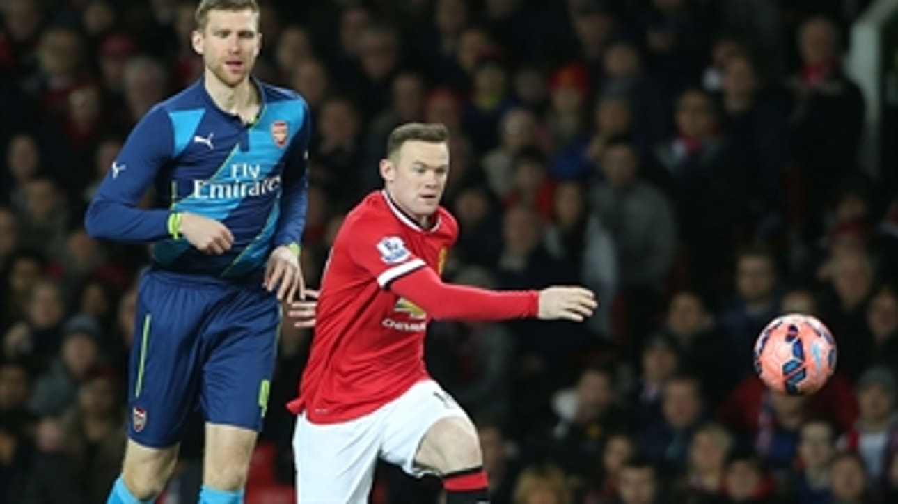Rooney equalizes for Manchester United against Arsenal