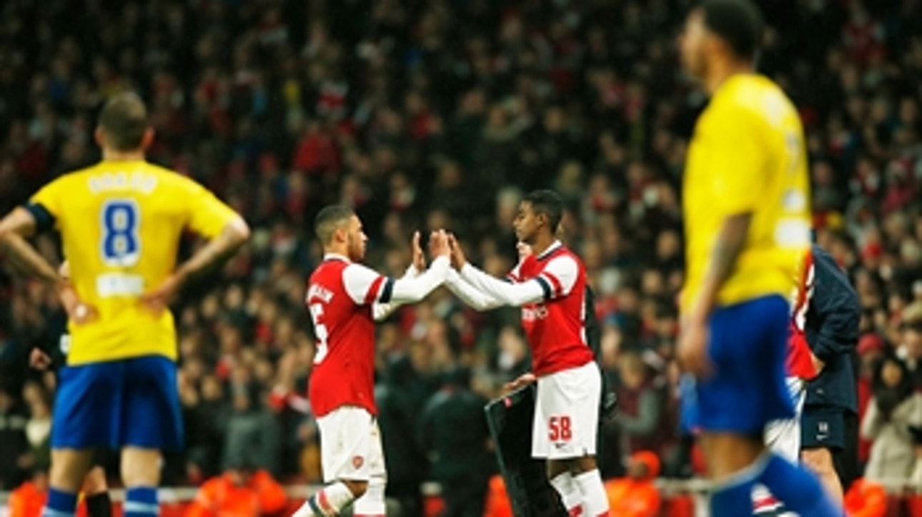 Arsenal v Coventry City FA Cup Highlights 01/24/14