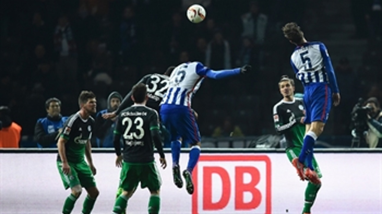 Stark's header doubles Hertha Berlin's lead over Schalke ' 2015-16 Bundesliga Highlights