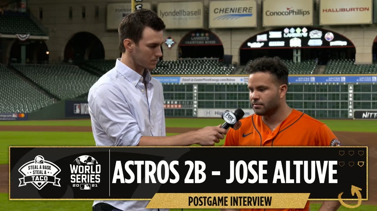 Ben Verlander speaks with Jose Altuve on the importance of the Astros' early momentum swing in Game 2 I Flippin' Bats