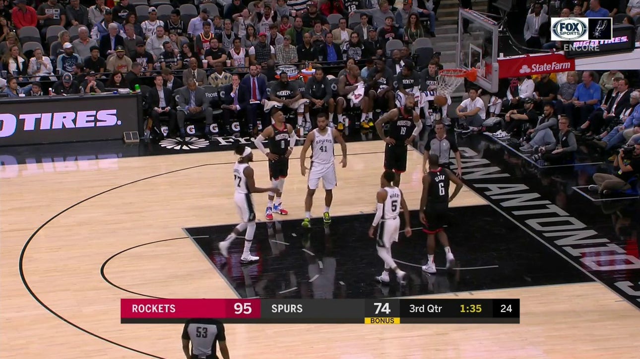 WATCH: Dejounte Murray with the Steal to Lonnie Walker ' Spurs ENCORE