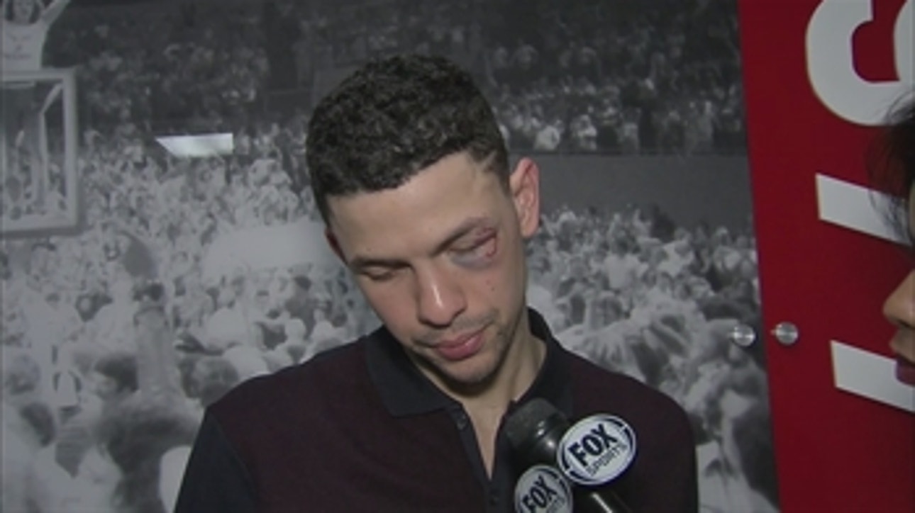 An emotional Austin Rivers says his team 'left it all out there'