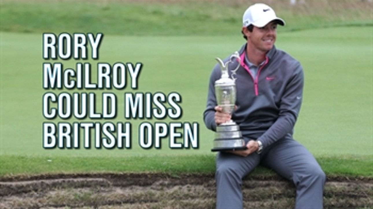 Rory McIlroy could miss British Open due to ankle injury
