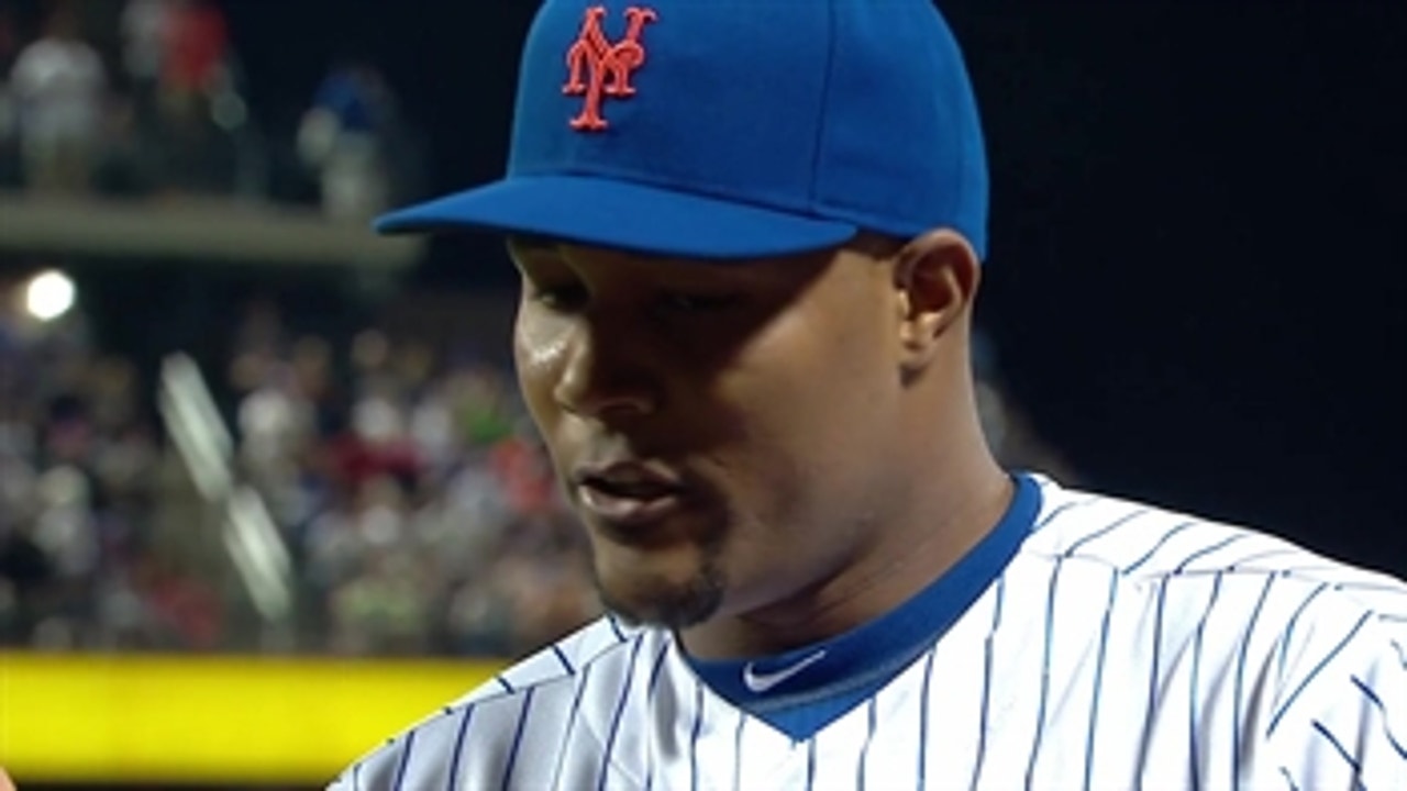 Familia speaks after converting his 28th save of the season