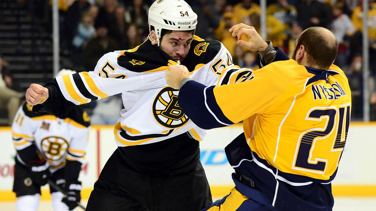 Bruins rough up Predators