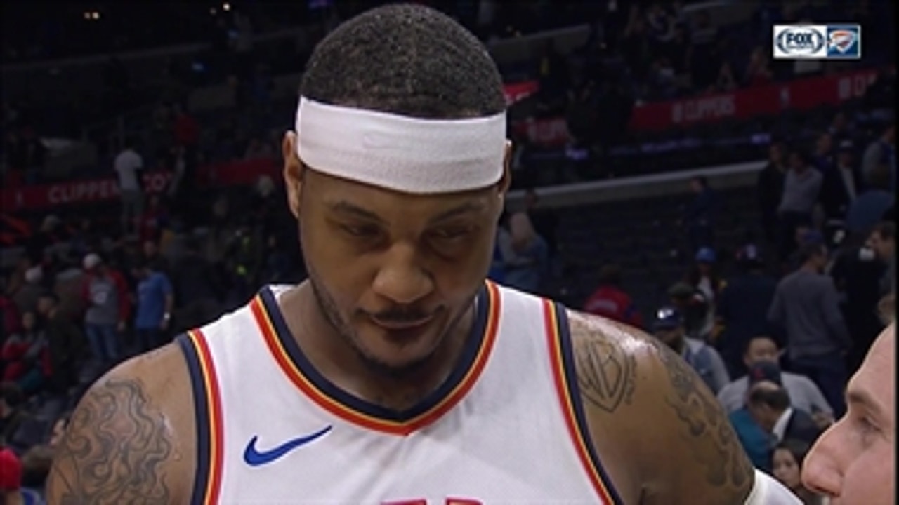Carmelo Anthony on Thunder offense: 'It's flowing' ' Thunder Live