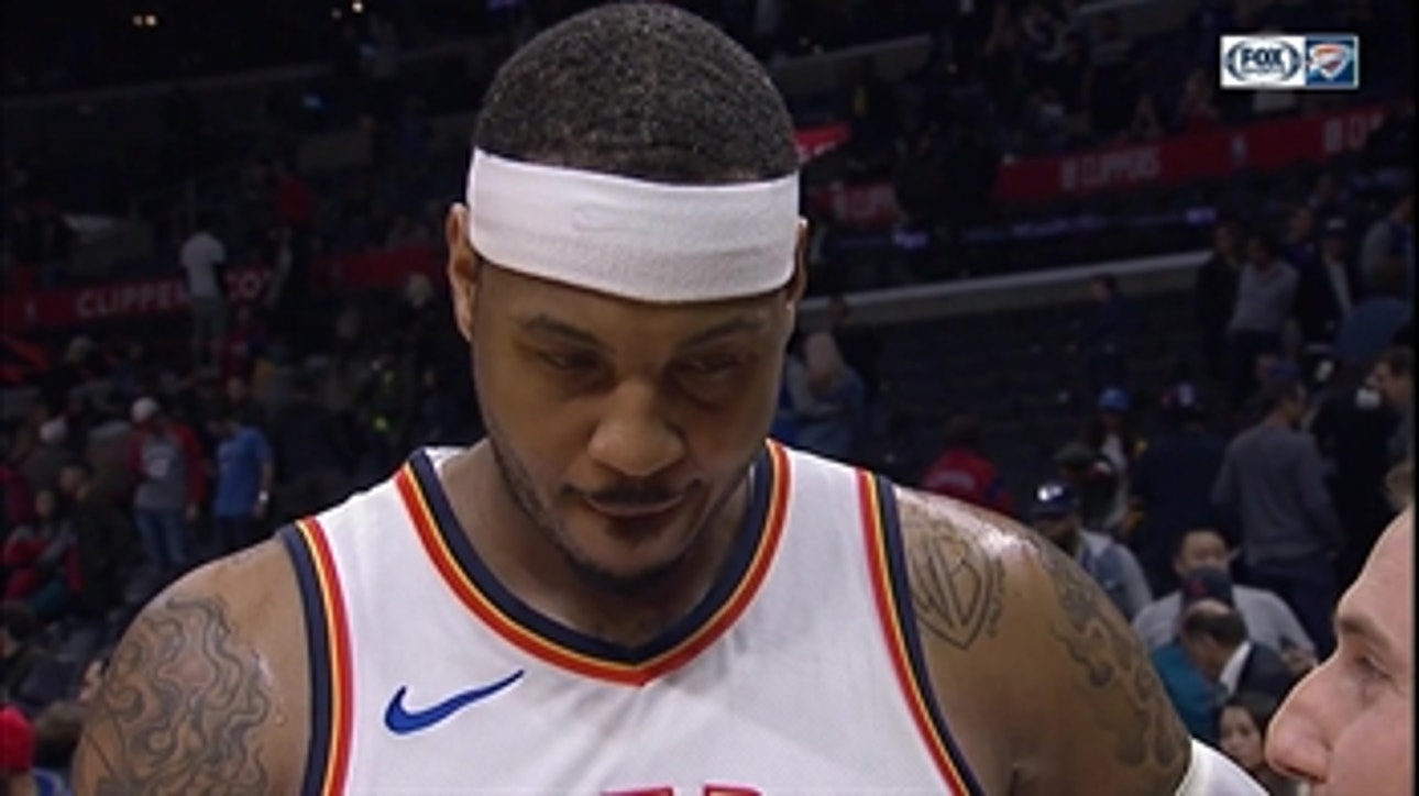 Carmelo Anthony on Thunder offense: 'It's flowing' ' Thunder Live