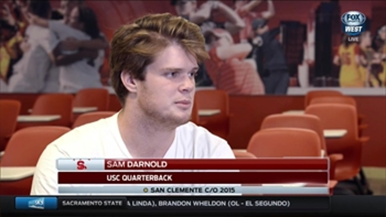 Sam Darnold talks National Signing Day, future of Jack Sears, growing up fan of USC