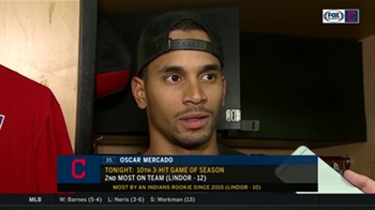 Oscar Mercado discusses importance of staying positive, salvaging series