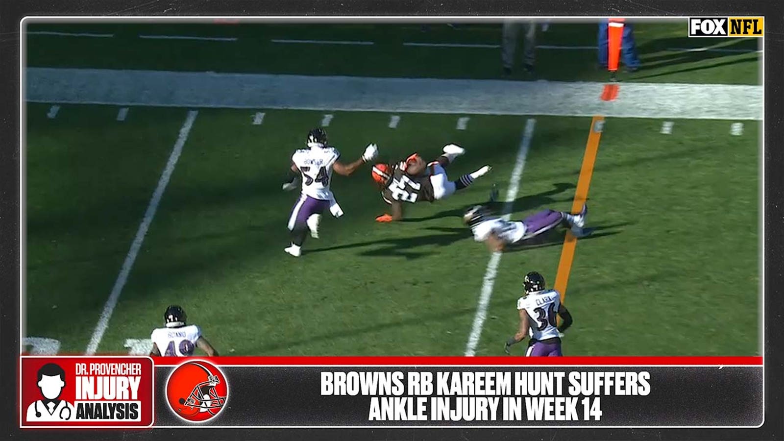 'Kareem Hunt could miss 1-3 weeks' — Dr. Matt Provencher