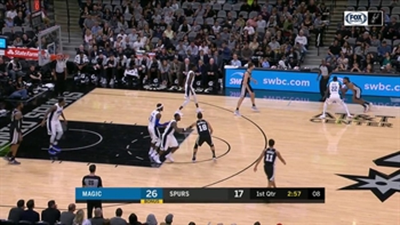 Marco Belinelli hits ridiculous three-pointer ' Spurs vs. Magic