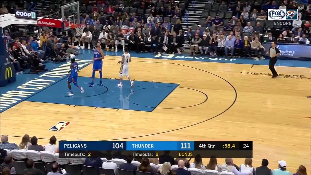 WATCH: Dennis Schroder Comes away with the Steal ' Thunder ENCORE
