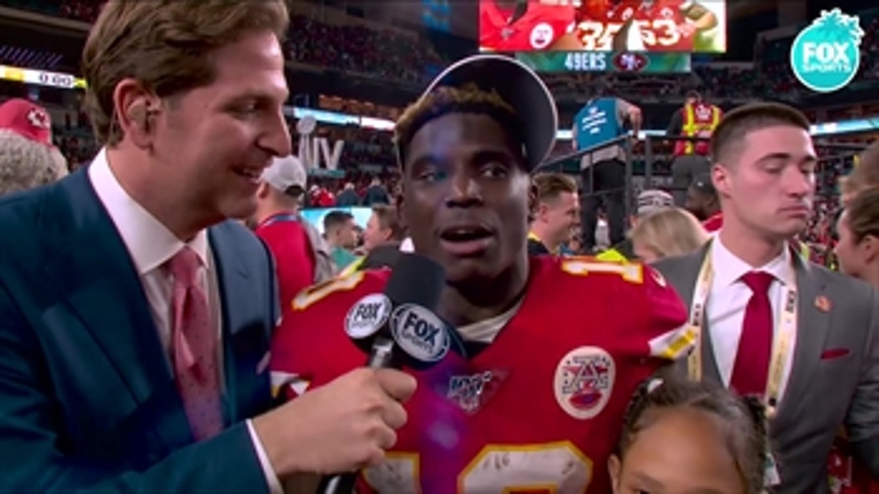 'I'm the cheetah': Tyreek Hill on his clutch catch to help the Chiefs' to their Super Bowl win