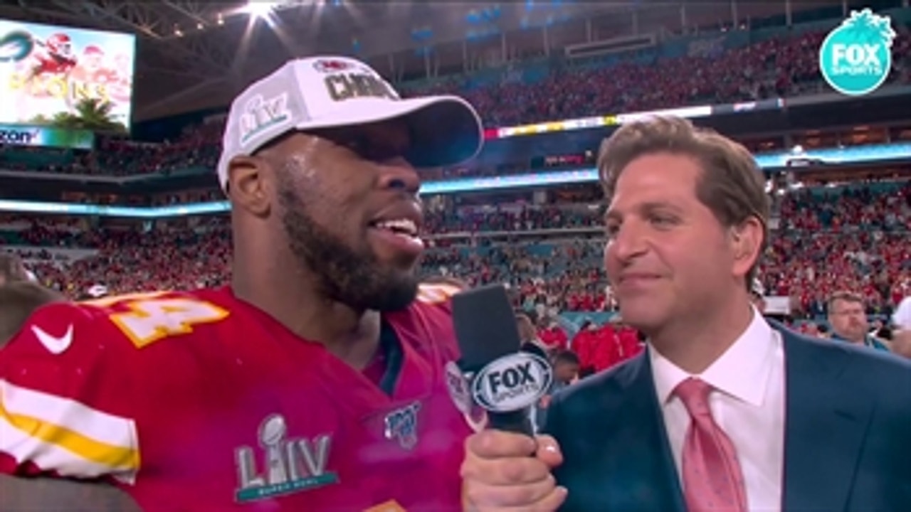 Chiefs' Terrell Suggs joins Peter Schrager after winning Super Bowl LIV