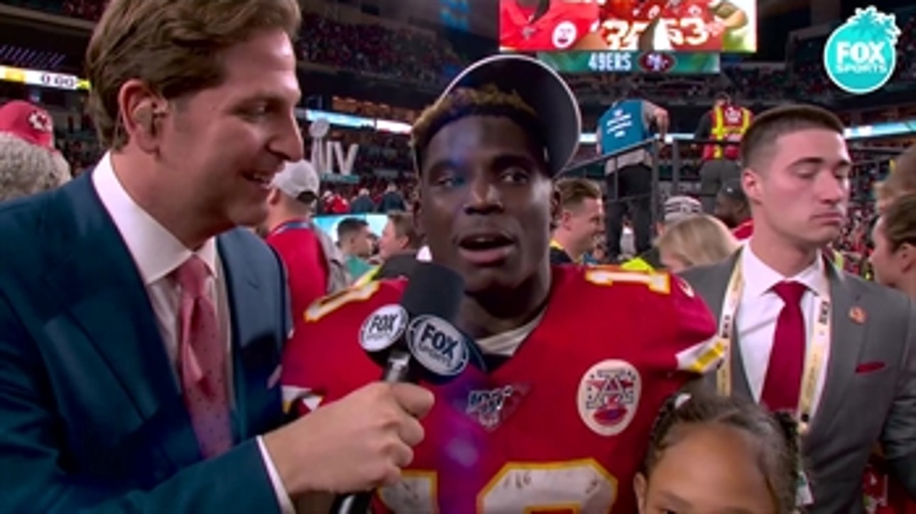 'I'm the cheetah': Tyreek Hill on his clutch catch to help the Chiefs' to their Super Bowl win