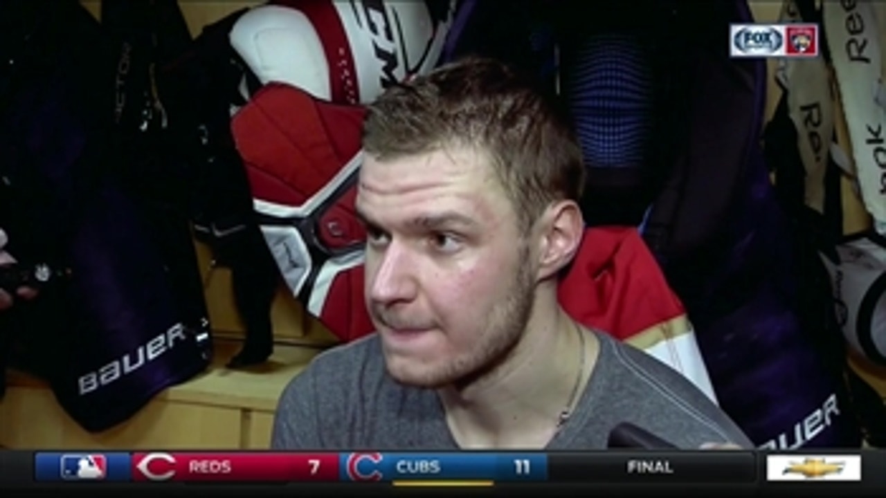 Aleksander Barkov: In the third period, we just kept going