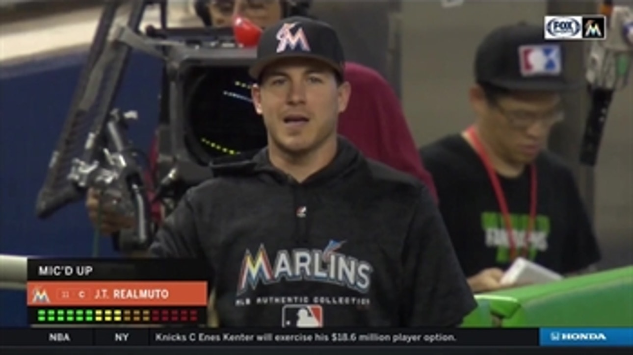 Mic'd Up: Heads up Marlins, J.T. Realmuto is live