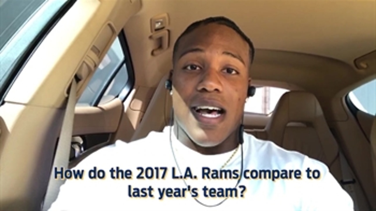 Wide receiver Pharoh Cooper compares the 2017 Rams to last year's team.