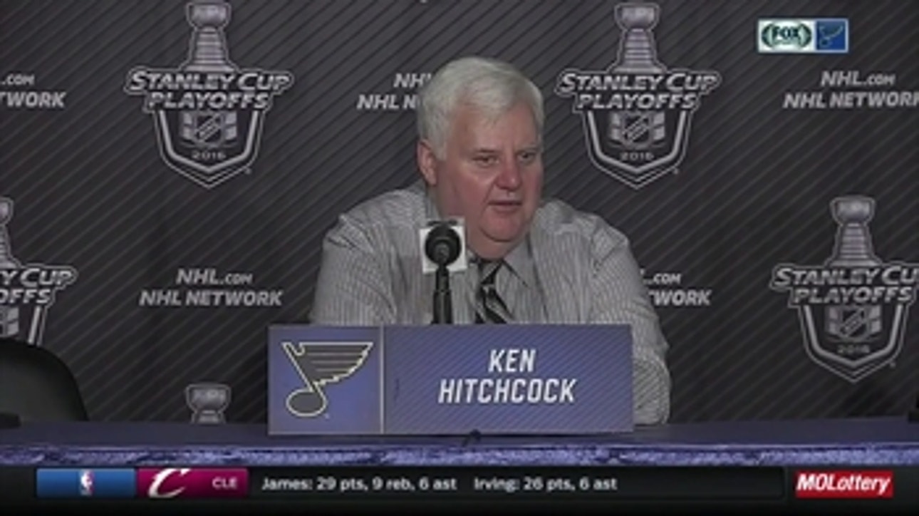 Ken Hitchcock on Blues' Game 5 loss to Sharks