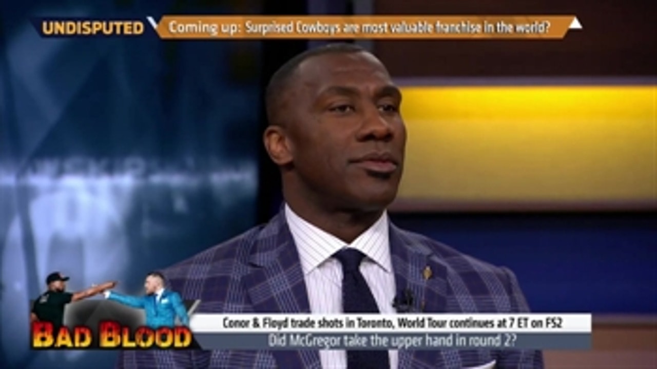 Shannon Sharpe admits Conor McGregor won round 2 - but did he go too far? ' UNDISPUTED