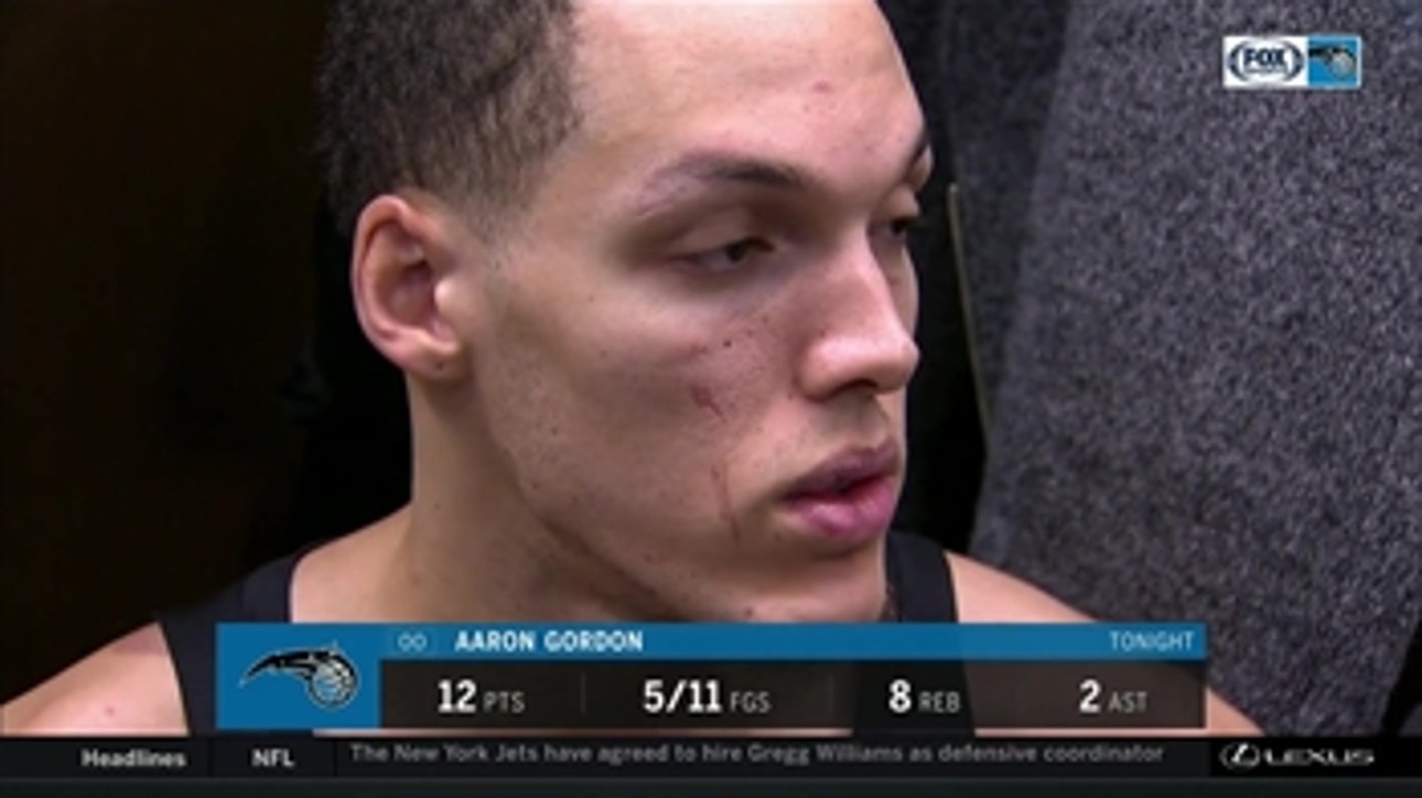 Aaron Gordon: 'It's definitely disappointing that we lost'