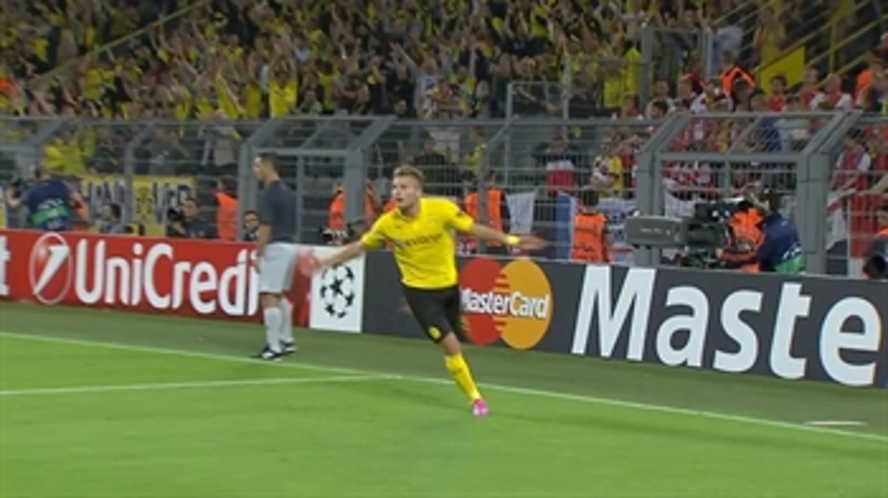 Immobile scores on counter attack against Arsenal
