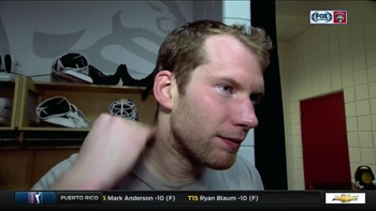 James Reimer says Panthers worked hard all game