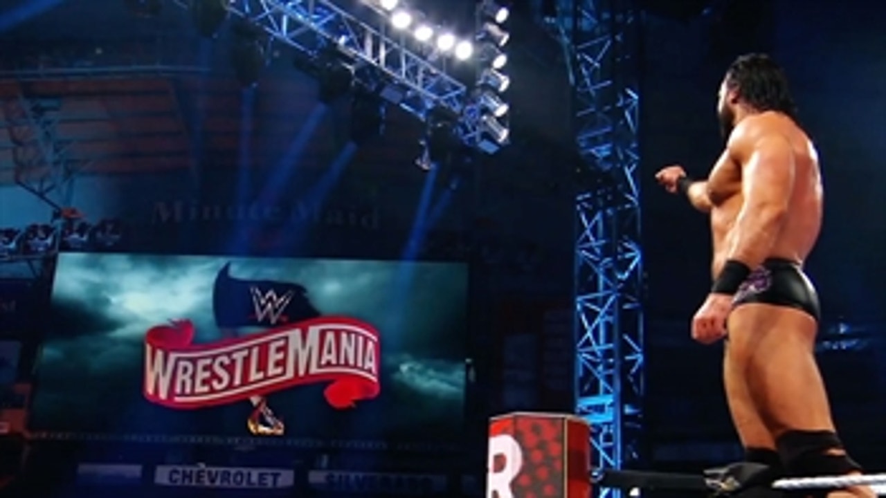 2020 Royal Rumble winner Drew McIntyre is ready to take on Brock Lesnar at Wrestlemania 36