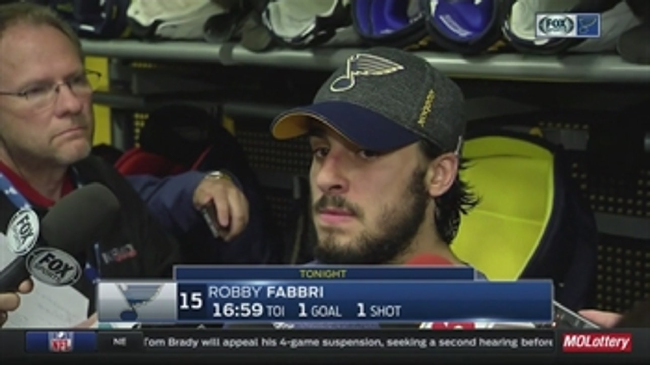 Blues' Robby Fabbri is short on answers