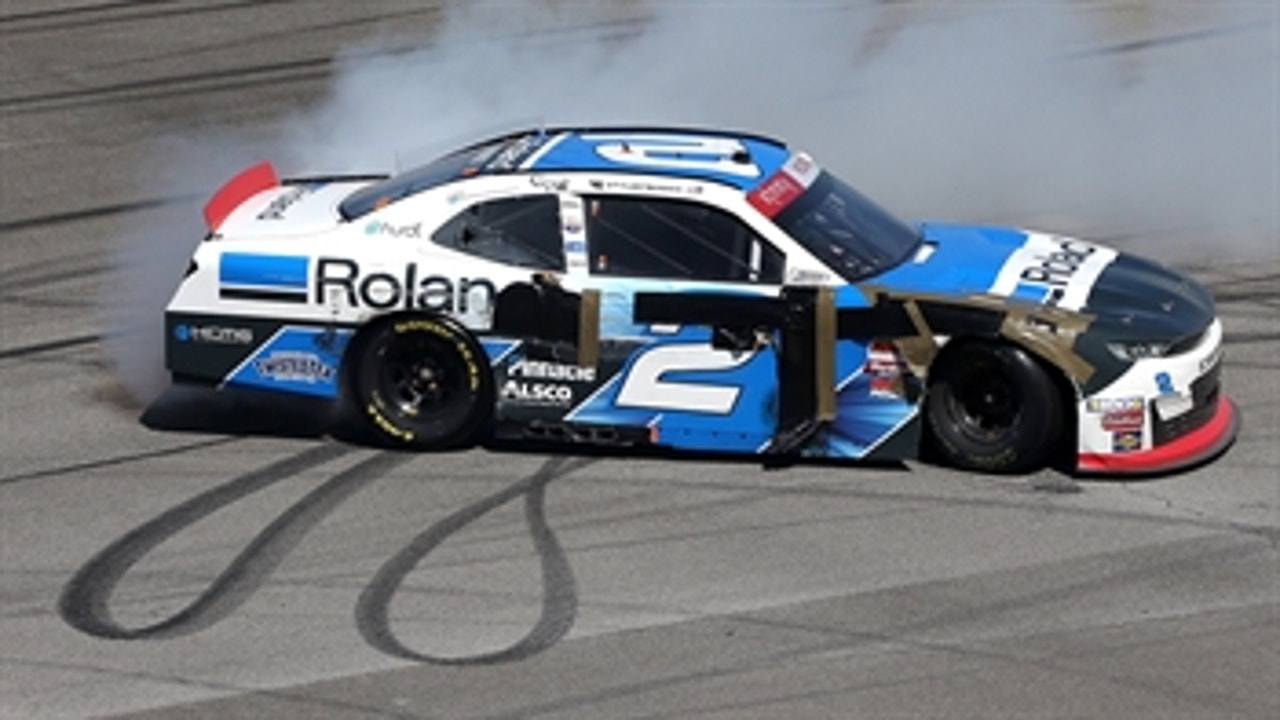 Michael Waltrip & Spencer Gallagher were thrilled with how Tyler Reddick won at Talladega