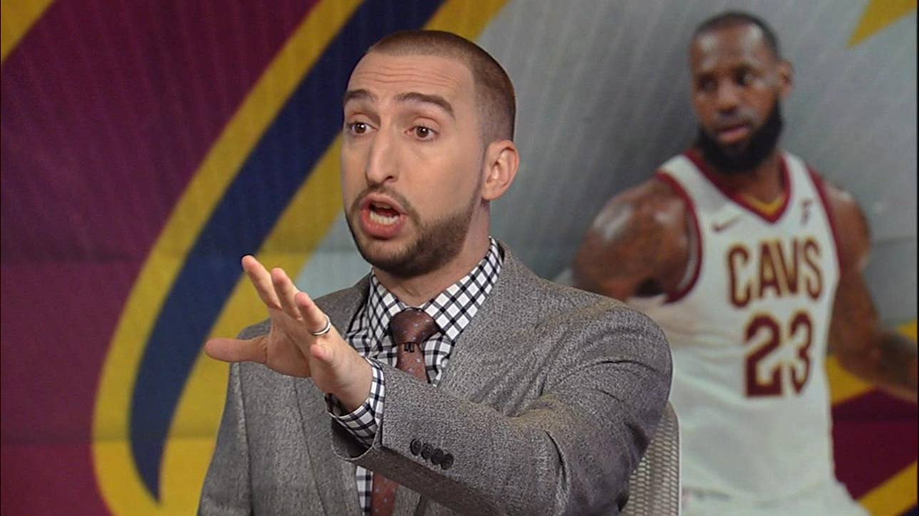 Nick Wright on Curry's Finals record nine 3's to defeat LeBron's Cavs ' NBA ' FIRST THINGS FIRST
