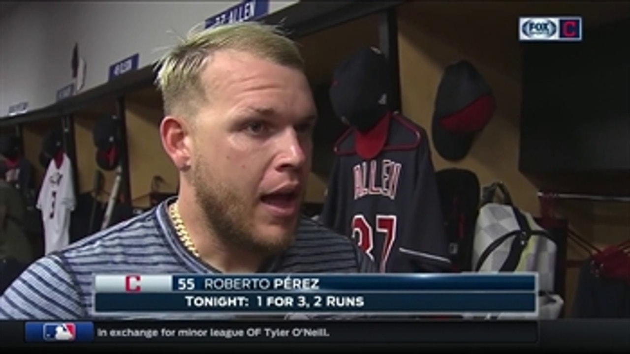 Roberto Perez liked the Tribe's at-bats, fight in Bauer