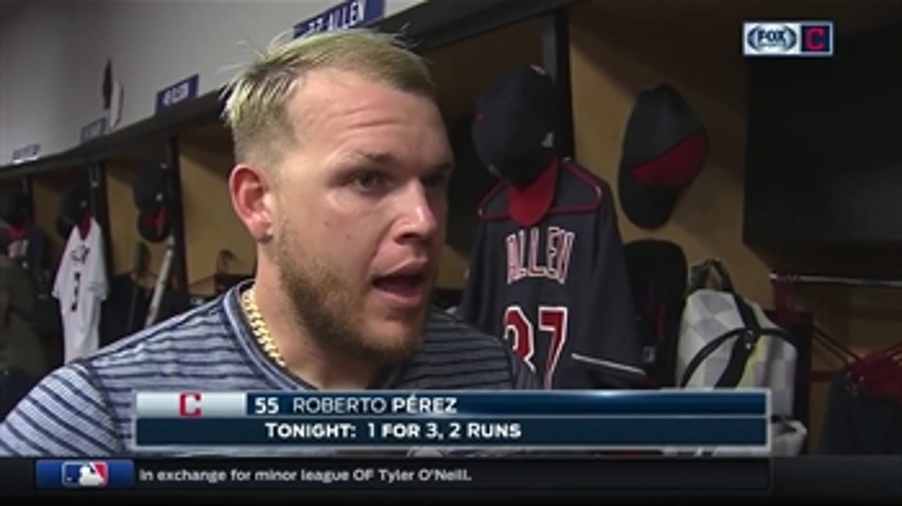 Roberto Perez liked the Tribe's at-bats, fight in Bauer