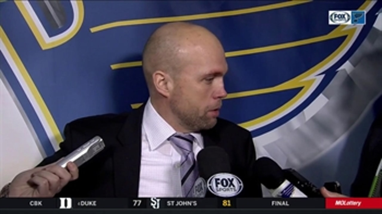 Yeo on Gunnarsson: 'I thought he played an outstanding game all around'