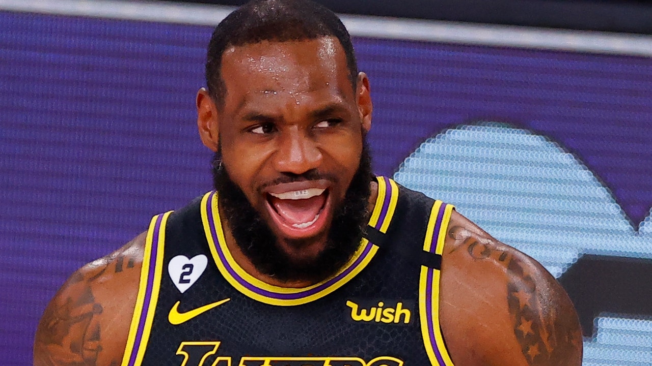 Skip Bayless: Blazers should feel outraged by LeBron 'marking his territory' with half court shot in Game 4