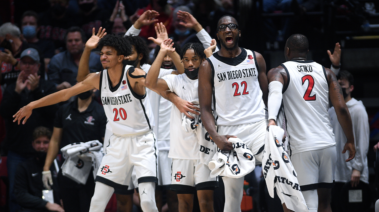 Aztecs take care of New Mexico with ease thanks to Keshad Johnson and Matt Bradley's 14 points