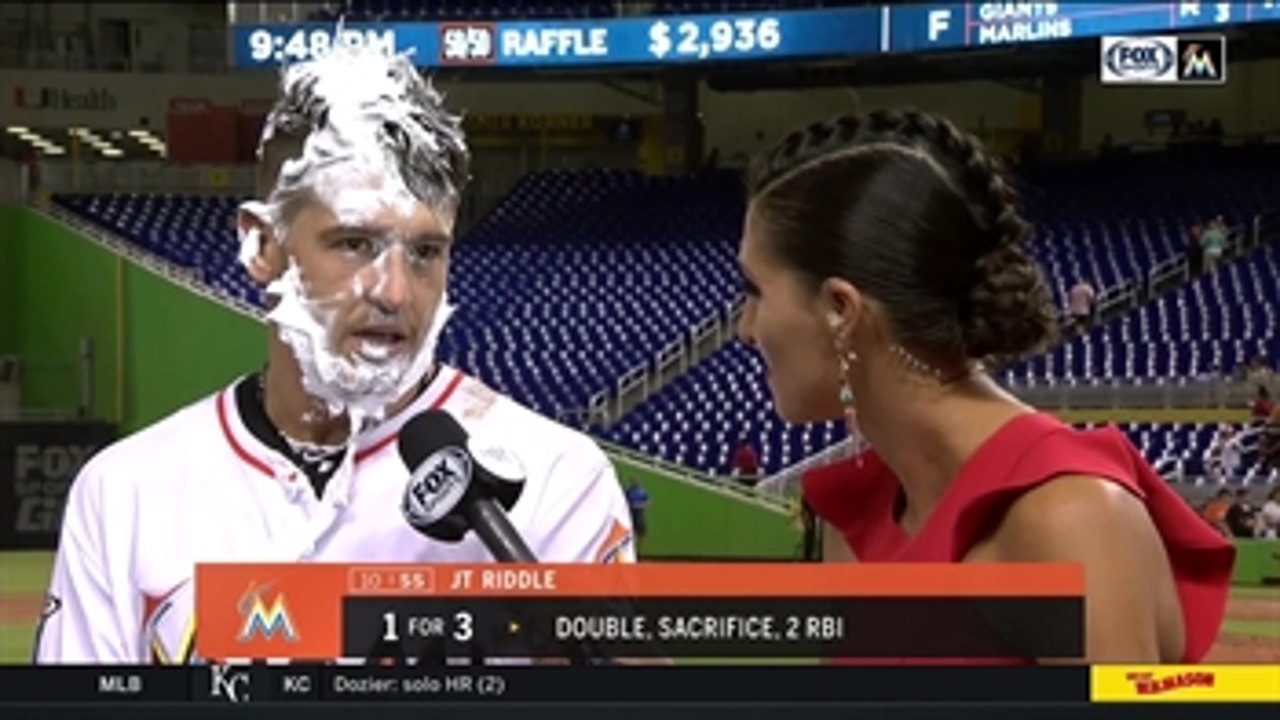 JT Riddle on back-to-back victories, can't escape shaving cream