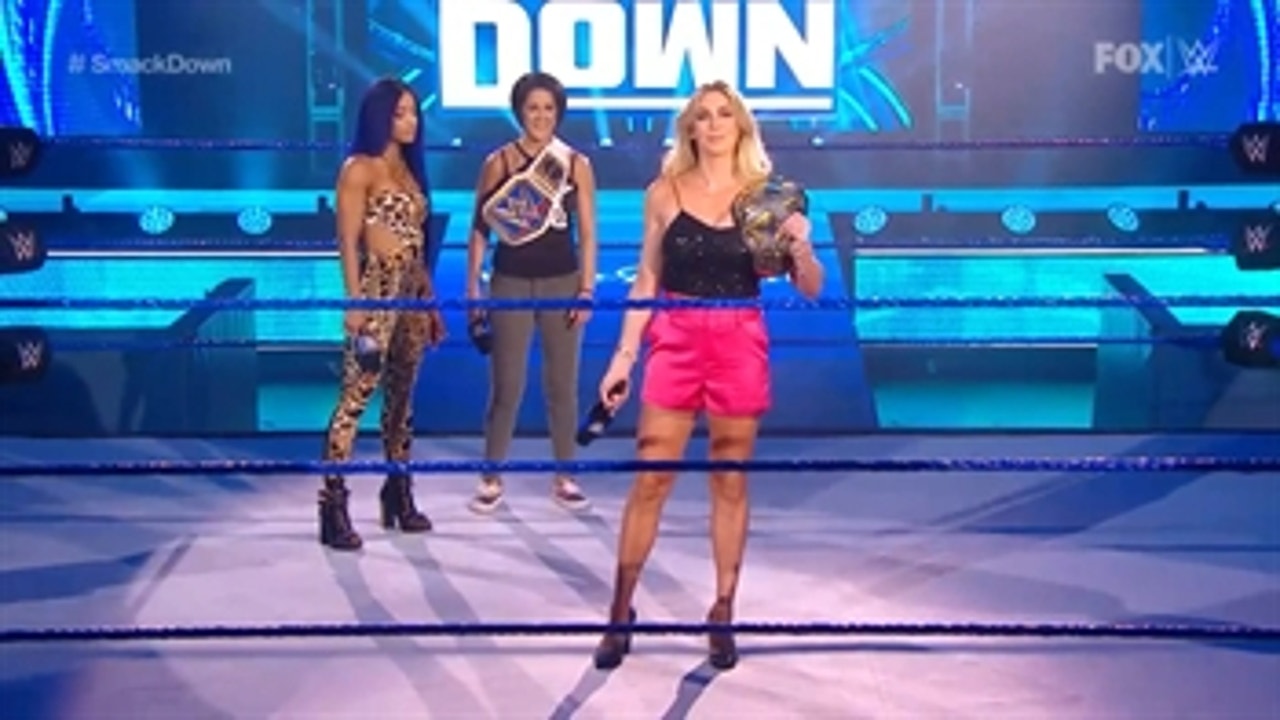 NXT Champion Charlotte Flair returns to SmackDown and accepts Bayley√¢‚Ç¨‚Ñ¢s challenge