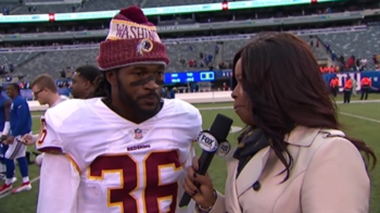 D.J. Swearinger says his team's 'mojo' led Washington to a win against the New York Giants