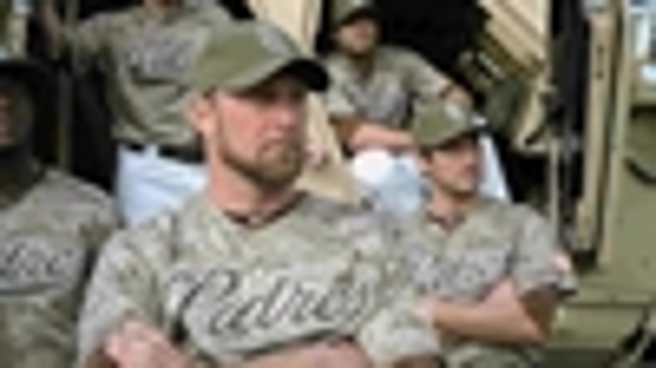 Padres thank troops for service