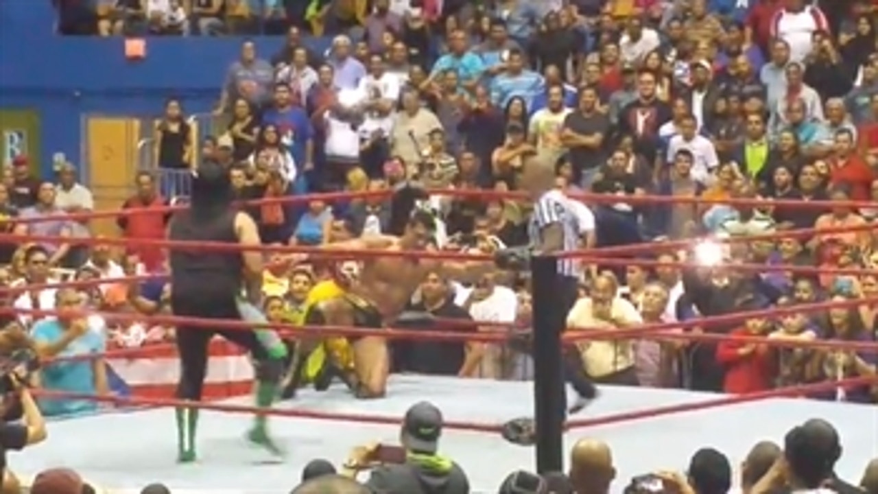 WWE superstar Alberto Del Rio attacked by fan during match